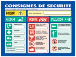 consigne de sécurité