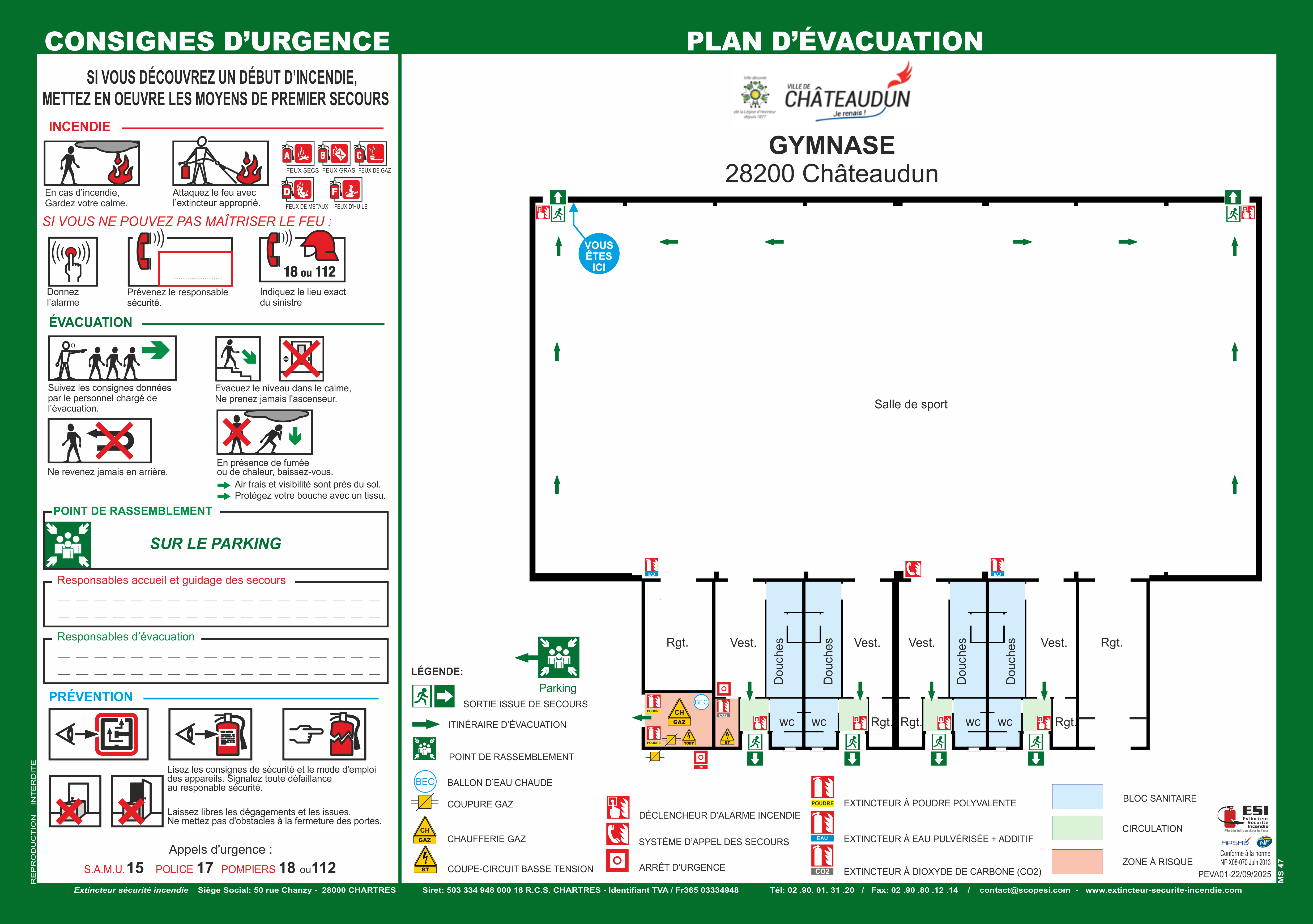 Plans d'évacuation Toulouse